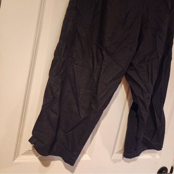 Jaclyn Smith stretchy black lightweight cropped pants Size 20 - Picture 4 of 5